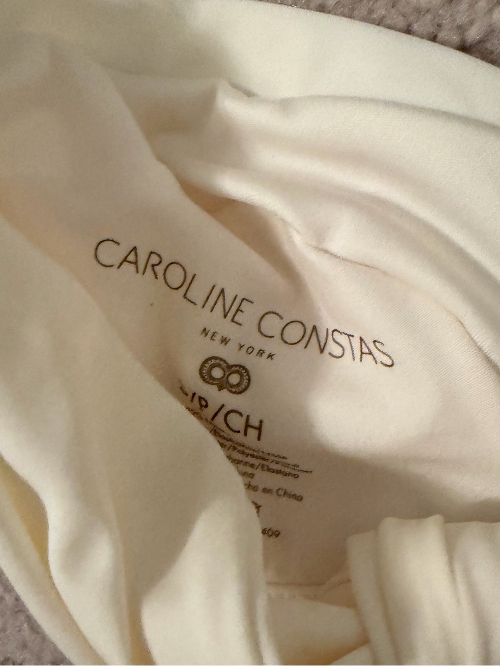 Caroline Constas Ivory Bikini Set S NWT - Picture 10 of 11